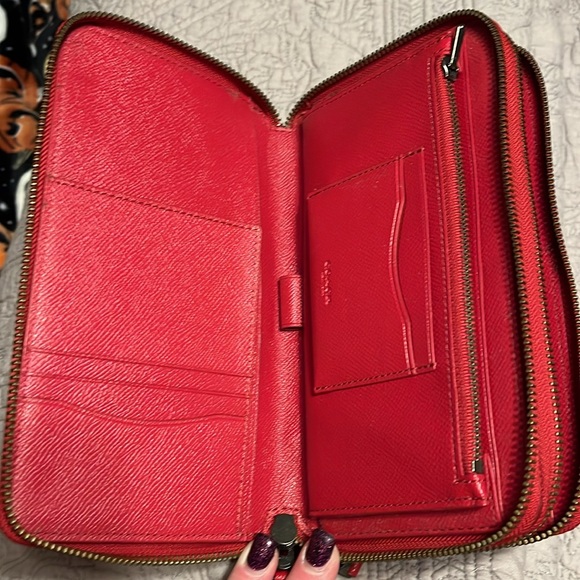 Coach Red Travel Organizer - Picture 4 of 5
